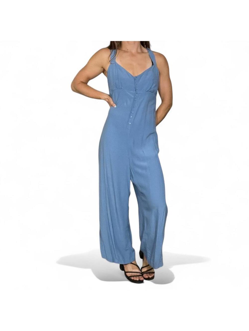 Urban Outfitters Blue Jumpsuit Size Medium